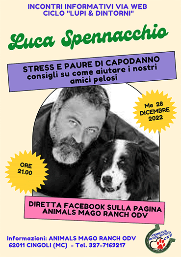 diretta informativa con Luca Spennacchio "stress e paure di Capodanno" del 281222