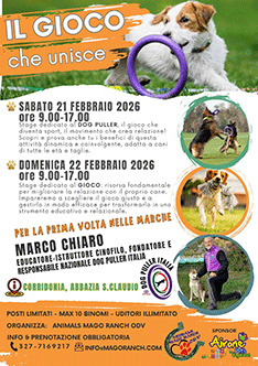 stage IL GIOCO CHE UNISCE con Marco Chiaro 21-22 febbraio 2026