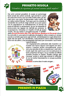 progetto scuola primaria IC Badaloni San Vito di Recanati